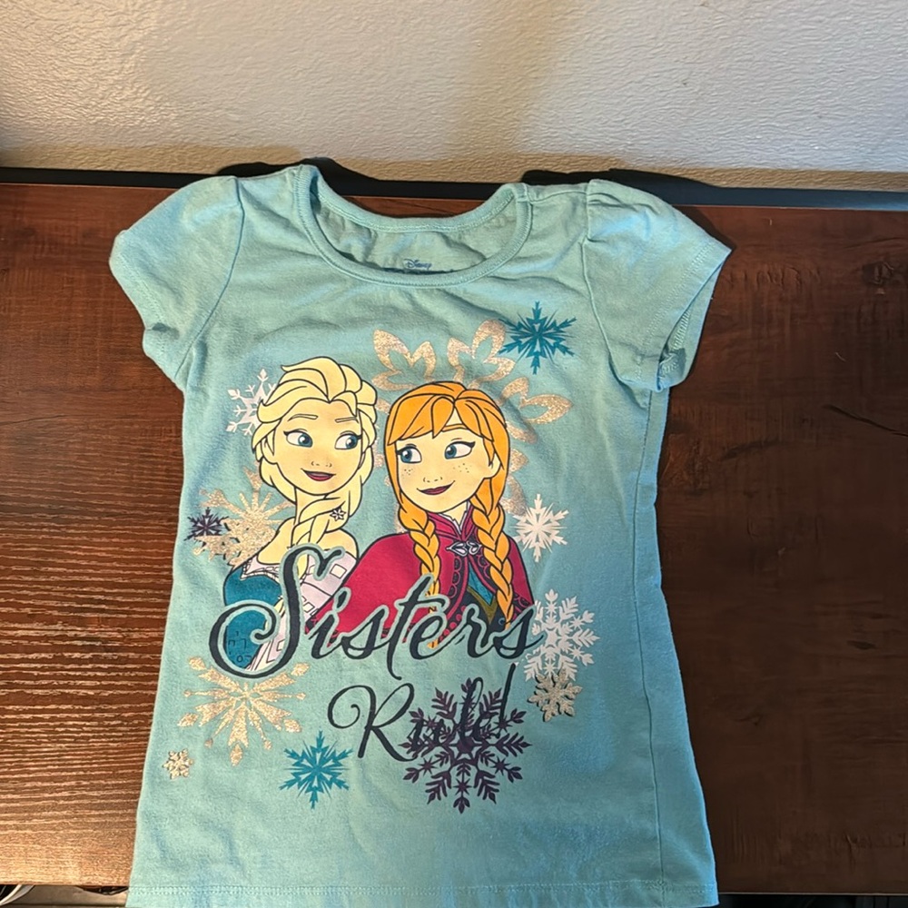 Disney Frozen Teal Graphic Tee